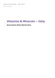 Vitamins & Minerals in Italy (2022) – Market Sizes
