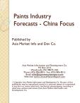 Paint Industry Forecasts - China Focus