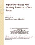 Predictive Analysis: Chinese High-Efficiency Film Sector