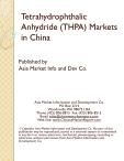 Tetrahydrophthalic Anhydride (THPA) Markets in China