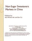 Non-Sugar Sweeteners Markets in China