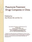 Pneumonia Treatment Drugs Companies in China