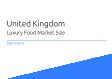 United Kingdom Luxury Food Market Size