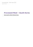 Processed Meat in South Korea (2018) – Market Sizes