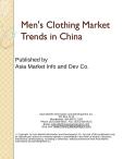 Men’s Clothing Market Trends in China