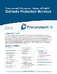 Cathodic Protection Services in the US - Procurement Research Report