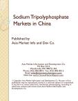 Sodium Tripolyphosphate Markets in China