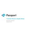 Tourism Flows in South Africa