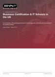 Business Certification & IT Schools in the US - Industry Market Research Report