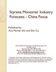 Styrene Monomer Industry Forecasts - China Focus