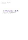 Bottled Water in Italy (2021) – Market Sizes