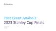 Stanley Cup Finals 2023 - Post Event Analysis