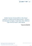 Multiple System Atrophy (MSA or Shy-Drager Syndrome or Multi-System Degeneration) Drugs in Development by Stages, Target, MoA, RoA, Molecule Type and Key Players, 2022 Update
