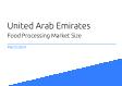 Food Processing United Arab Emirates Market Size 2023