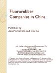 Fluororubber Companies in China