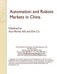 Automation and Robots Markets in China