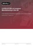 Cardboard Box & Container Manufacturing in the US - Industry Market Research Report