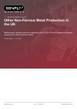 Other Non-Ferrous Metal Production in the UK - Industry Market Research Report