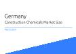 Construction Chemicals Germany Market Size 2023