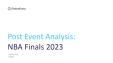 National Basketball Association (NBA) 2021 Finals - Post Event Analysis